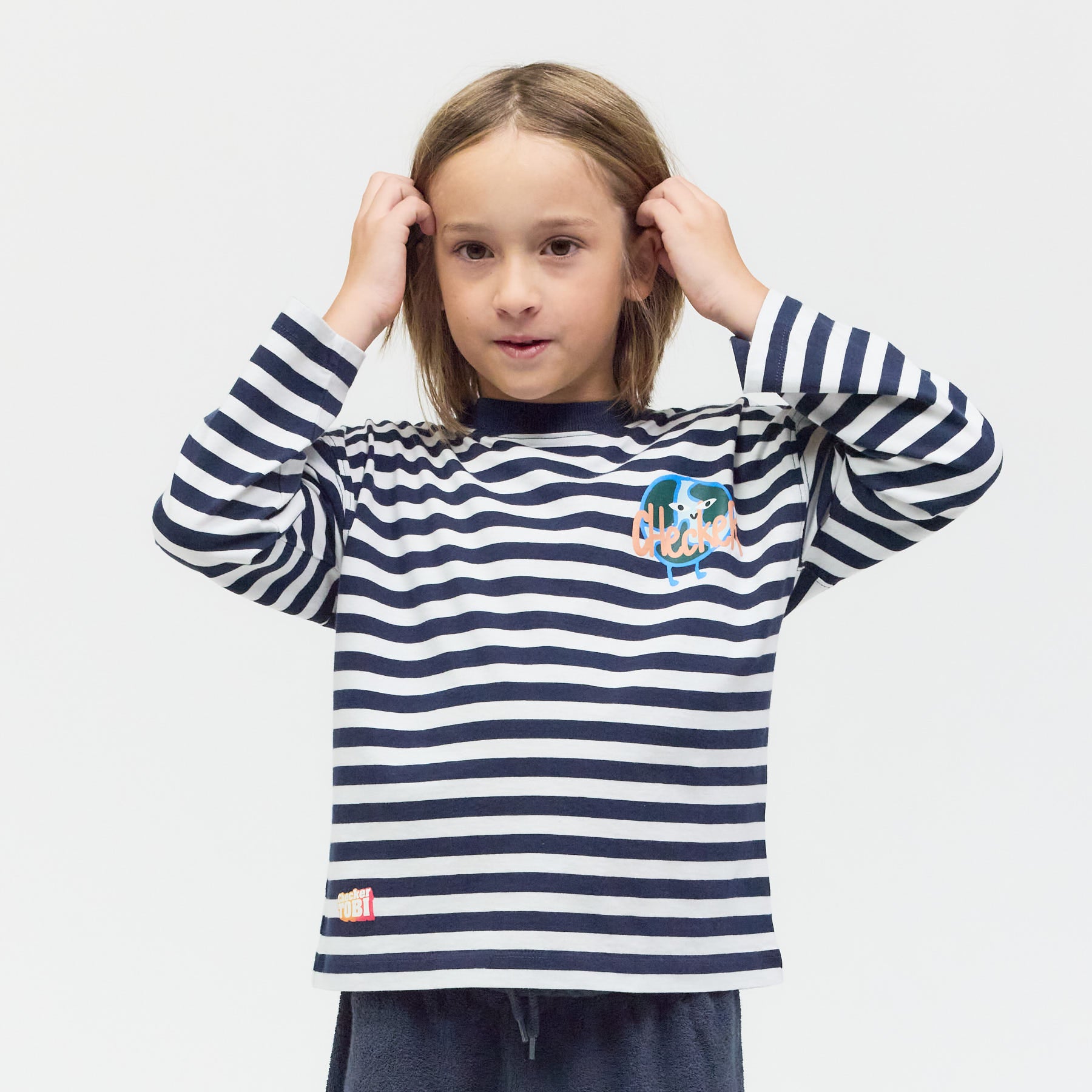 Checker Tobi ERDE Longsleeve